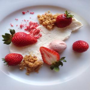 Deconstructed Strawberry Cheesecake image