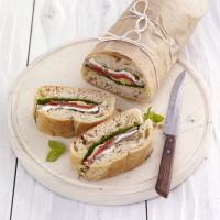 Pressed picnic sandwich image