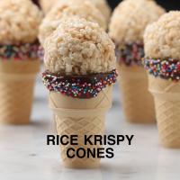 Rice Krispy Cones Recipe by Tasty_image
