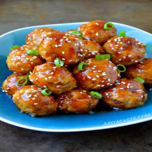 Baked Teriyaki Chicken Meatballs Recipe - (4.4/5)_image