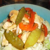 Chicken Stir-Fry With Cabbage image