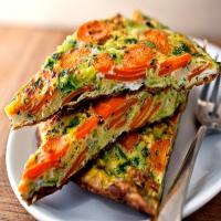 Carrot and Leek Frittata With Tarragon_image