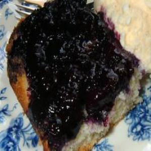 Blueberry Upside Down Cake -- Pouding Aux Bleuets_image