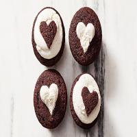 Chocolate Heart Cupcakes image