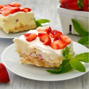 Strawberry Cheesecake Lush Dessert Recipe - (4.5/5) image