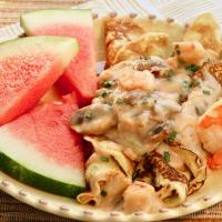 Shrimp and Scallop Crepes image