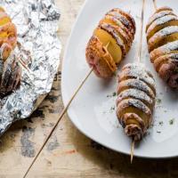 Sour Cream and Onion-Spiced Grilled Tornado Potatoes image