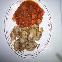Jazzed Up Beans & Weiners with Fried Potatoes image