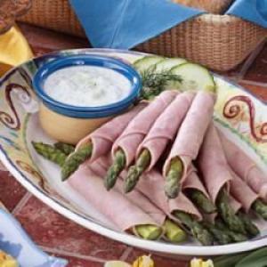 Ham N Asparagus Roll-Ups image