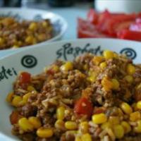 Salsa Stewed Beef and Rice - Pressure Cooker Recipe - (4.6/5)_image