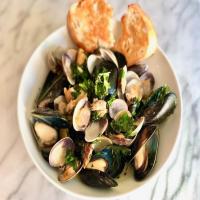Coconut Curry with Mussels and Clams image