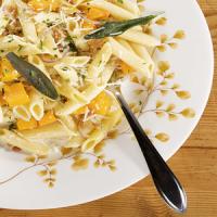 Penne with Roasted Butternut Squash, Pancetta, and Sage_image