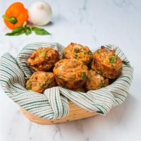 Turkey Sausage And Pepper Muffins Recipe by Tasty image