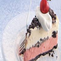 Chocolate-Cherry Ice-Cream Cake image