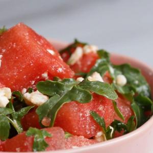 Watermelon Salad With Arugula And Feta Recipe by Tasty image