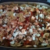 Grilled Eggplant and Feta Farfalle_image