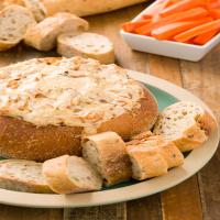 Baked Onion Dip in a Bread Bowl_image