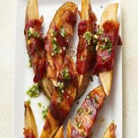 Bacon-Wrapped Potatoes With Honey Sauce_image