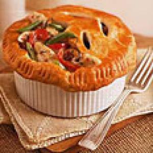 Chicken and Vegetable Pot Pies with Cream Cheese Crust_image