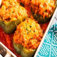 Italian Sausage and Rice Stuffed Peppers_image