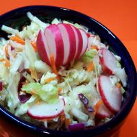 Radish Coleslaw Salad image