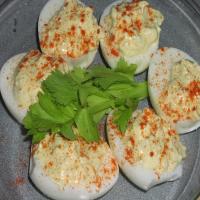 Ali's Dill Pickle Deviled Eggs image