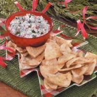 Spinach Dip With Cajun Pita Chips_image