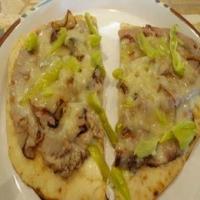 Grilled Roast Beef and Horseradish Cheddar Naan image