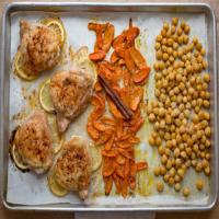 North African Chicken and Chickpeas Sheet Pan Dinner image