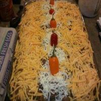PARTY SIZE MEAT, BEAN & CHEESE DIP_image