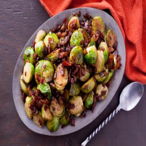 Maple Brussels Sprouts With Bacon image