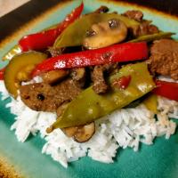 Asian Beef with Snow Peas_image