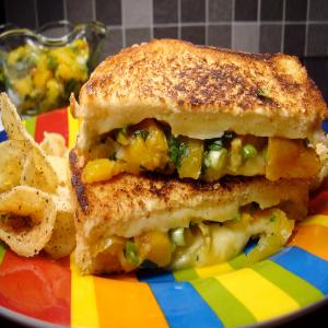 Gourmet Grilled Cheese Sandwich Milan Style_image