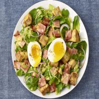 Eggs Benedict Salad with Dill Hollandaise Dressing image