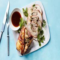 Provençal Roasted Garlic-Braised Breast of Veal with Springtime Stuffing_image