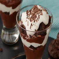 Gluten-Free Fudge Brownie Cookie Pudding Cups_image