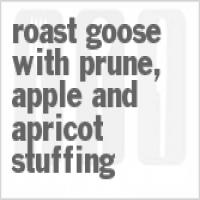 Roast Goose with Prune, Apple and Apricot Stuffing_image