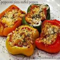 Low Carb Pepperoni Pizza Stuffed Peppers Recipe - (4.4/5)_image