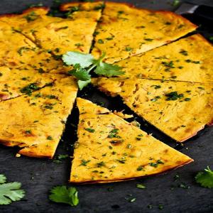 Indian Spiced Chickpea Flatbread {Socca} - Cookin Canuck_image