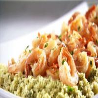 Shrimp Scampi with Pesto Couscous image