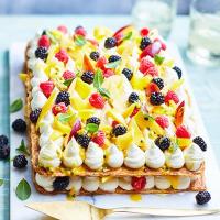 Summer fruit & mascarpone tart image