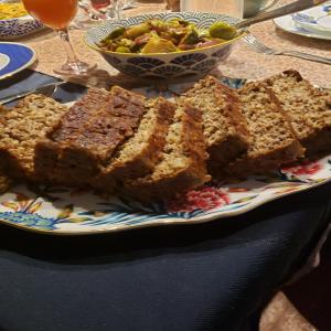 Vegetarian Cheese and Nut Thanksgiving Loaf image