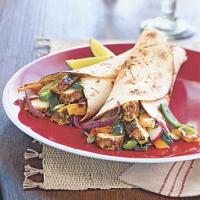Cilantro-Lime Chicken Fajitas with Grilled Onions image
