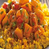 Quinoa with Moroccan Winter Squash and Carrot Stew image