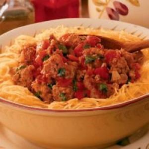 Sausage, Peppers and Spaghetti Squash_image