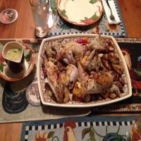 Roast Chicken With Root Vegetables, Rosemary, and Garlic image