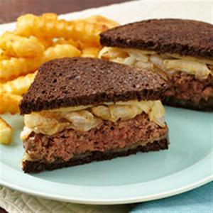 Patty Melt on Pumpernickel_image