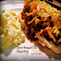 Bacon Wrapped Chili Cheese Dogs image