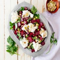 Marinated Beet Salad With Whipped Goat Cheese image