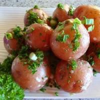 New Potatoes with Caper Sauce_image